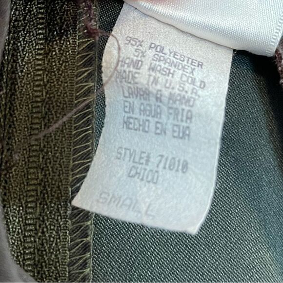 VTG Eleven USA Faux Suede Color Block Sleeveless Dress | SZ S - Picture 12 of 15